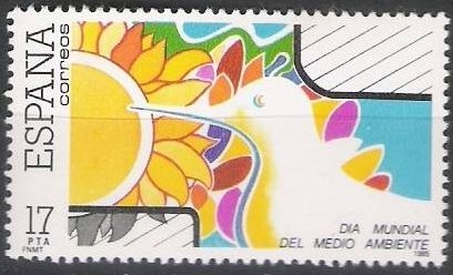 z vendido España 1985 2793 Sello ** Dia Mundial del Medio Ambiente Timbre Timbre Espagne Spain Spagna Espana Spanje Spanien 